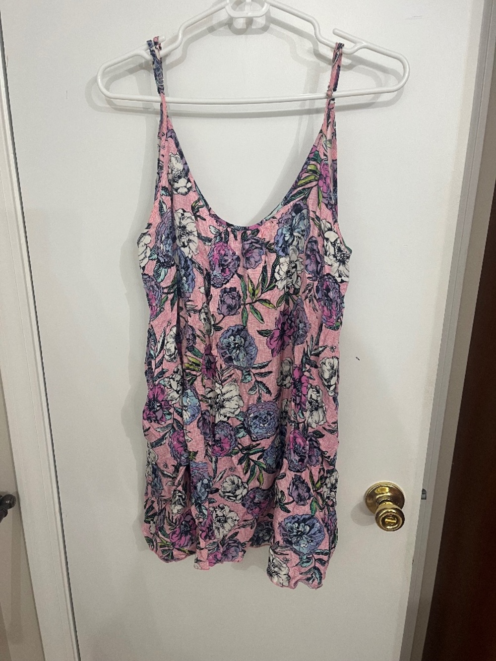 Vera Bradley Pink Floral Swim Cover Up- Size S/M
